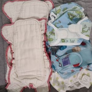 Workhorse organic medium and diaper covers bundle